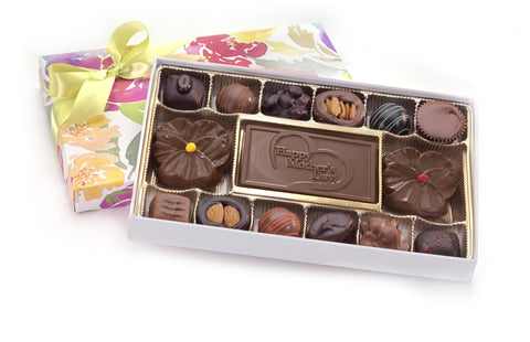 Gourmet chocolates with a Happy Mother's Day bar