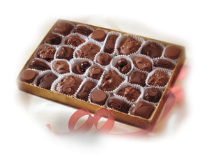 An assortment of sugar-free chocolates
