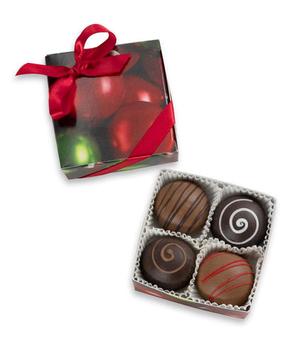 4-Piece Christmas Truffles