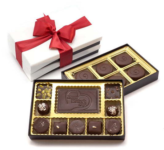 Vegan 70% Dark Chocolate Assortment Gift Tower