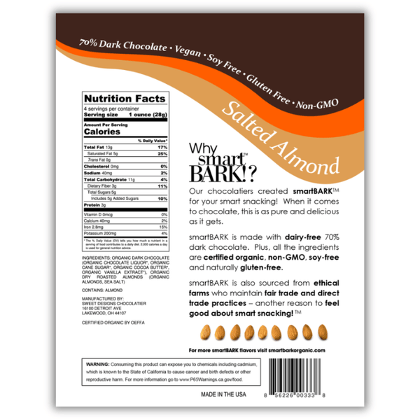 smartBARK! Salted Almond