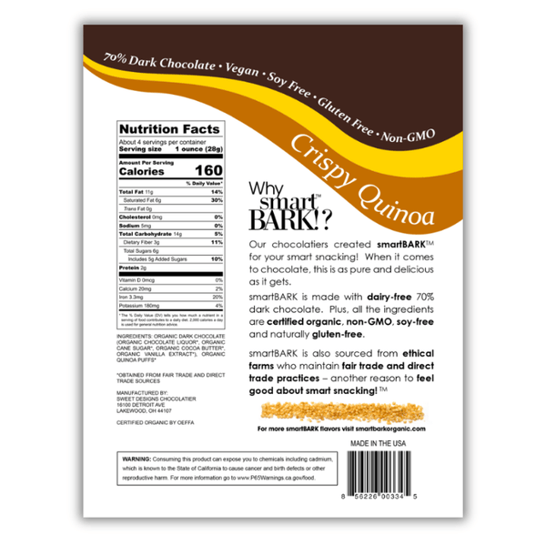smartBARK! Crispy Quinoa