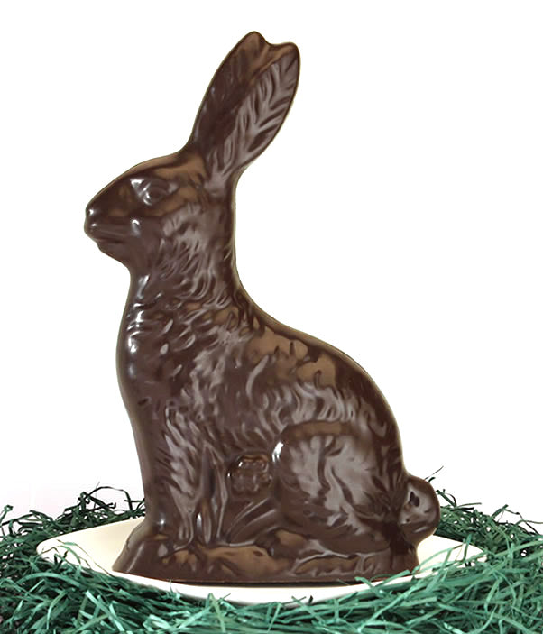 Solid Vegan Chocolate Bunny 8 oz.