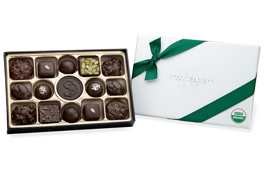 Vegan, organic 17 piece  chocolate assortment