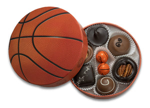 Basketball gift box with assorted chocolates