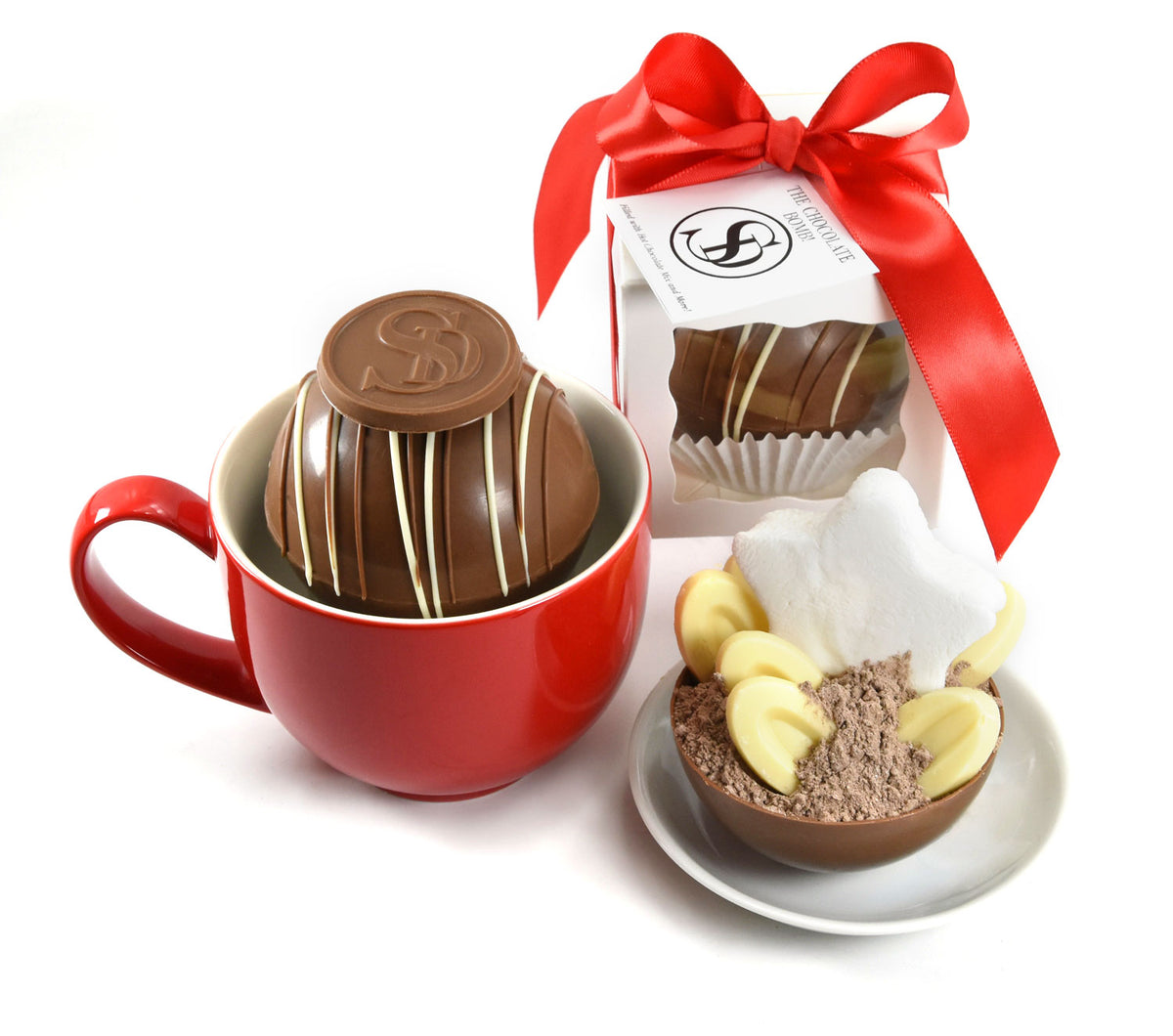 Gourmet hot chocolate bomb