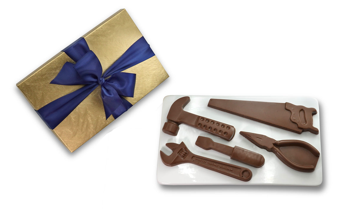 Tool set made of chocolate
