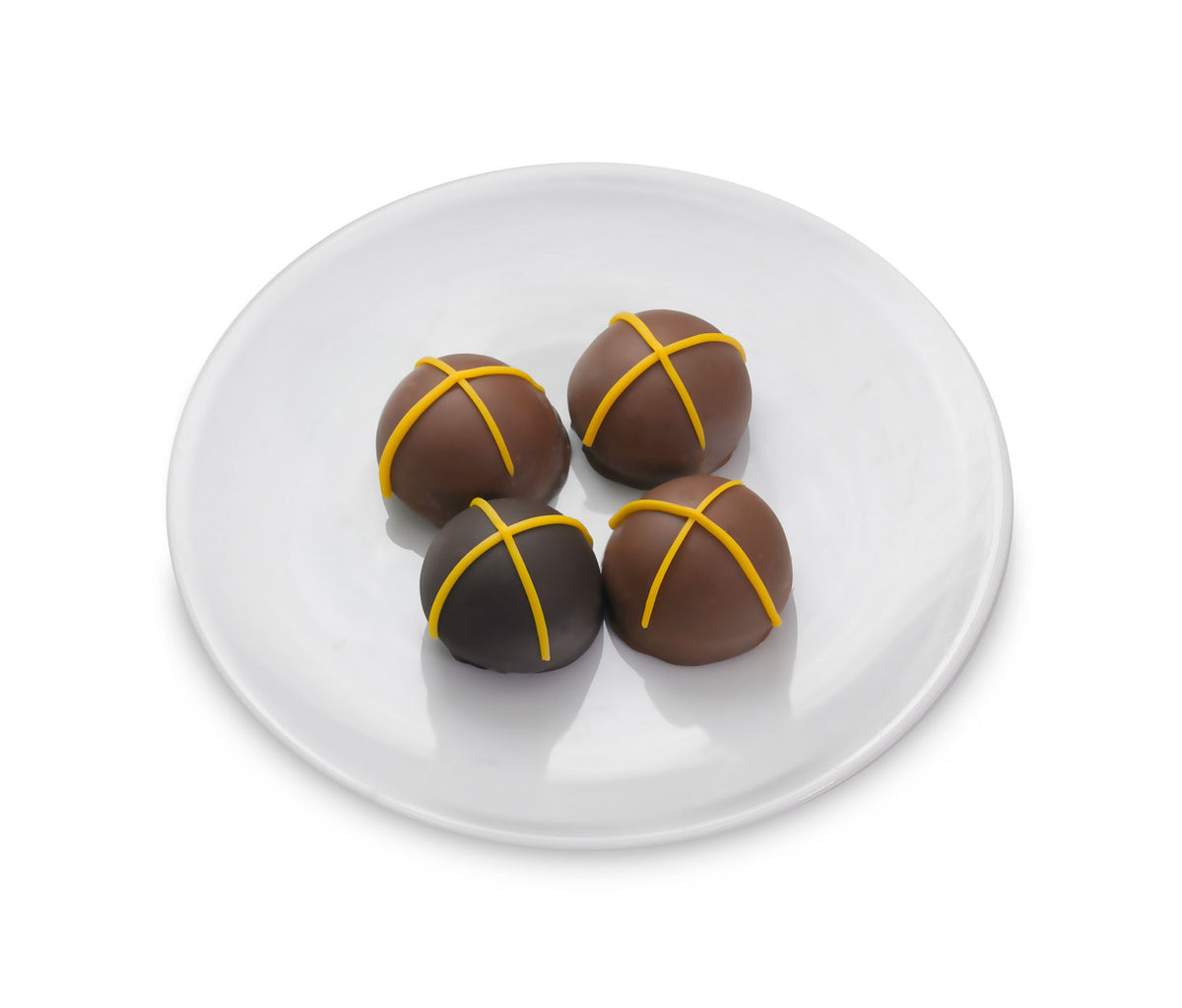 Lemon Truffles in milk and dark chocolate
