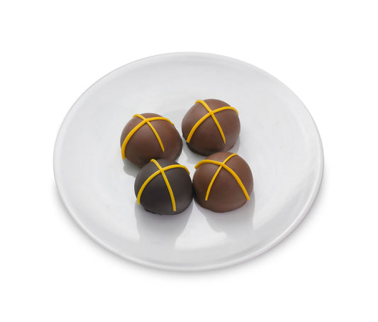Lemon Truffles in milk and dark chocolate