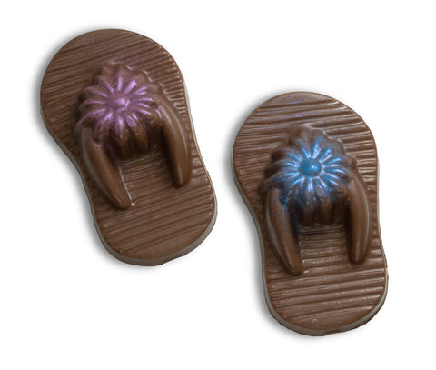 Chocolate flip flops