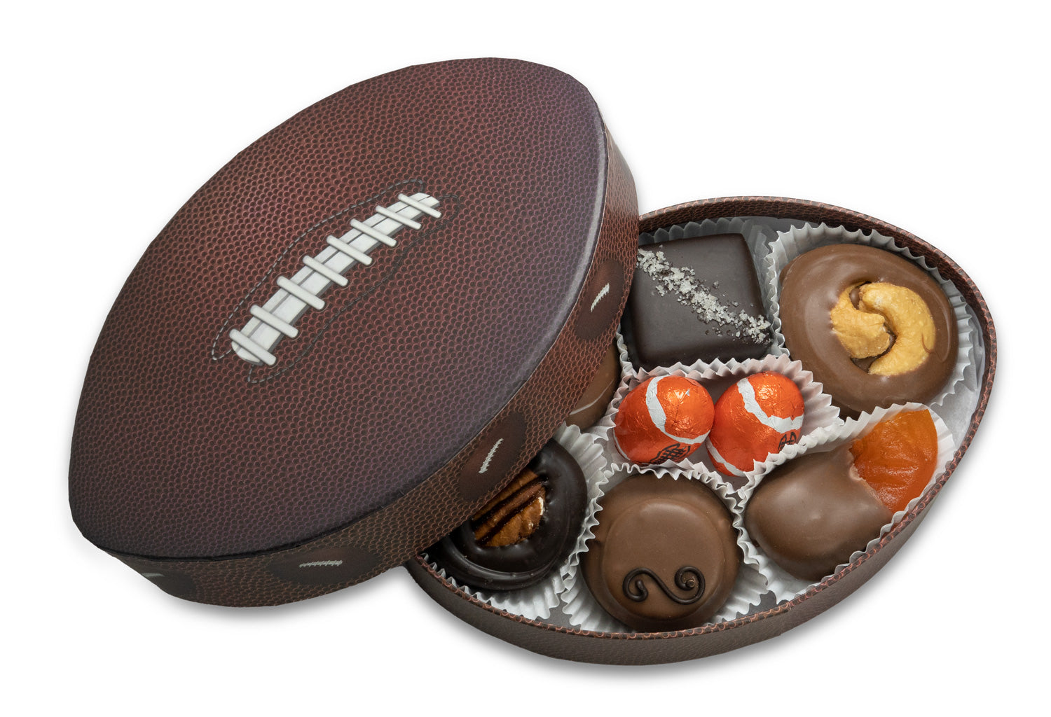 Football gift box with assorted chocolates