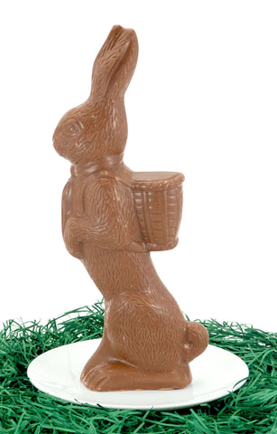 Solid chocolate bunny for Easter Basket