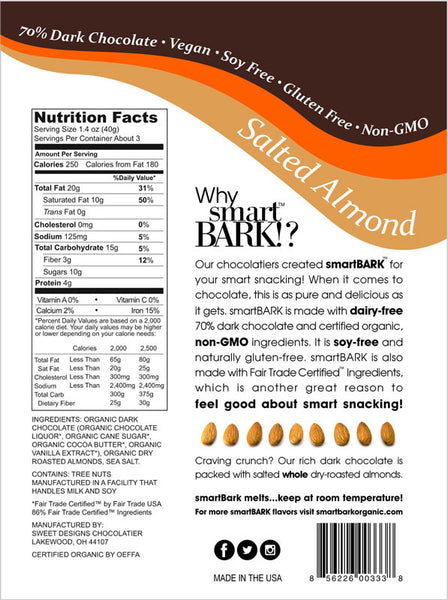 smartBARK! Salted Almond